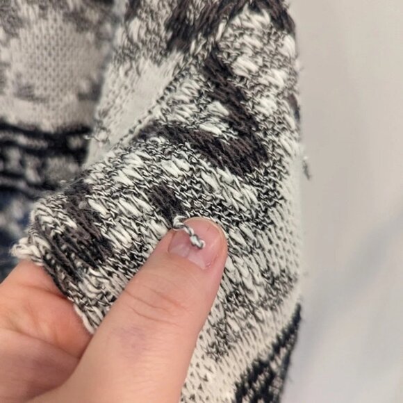 Vintage  Madison Crew Neck Knit Zigzag Pattern Sweater Mens Large Unisex - Picture 6 of 8